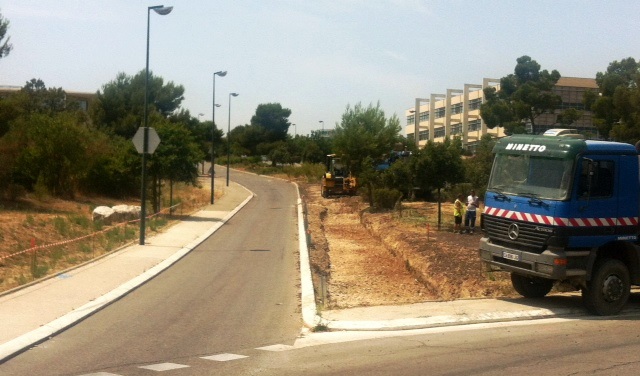 Travaux d’élargissement de la partie descendante de l’Av Philibert