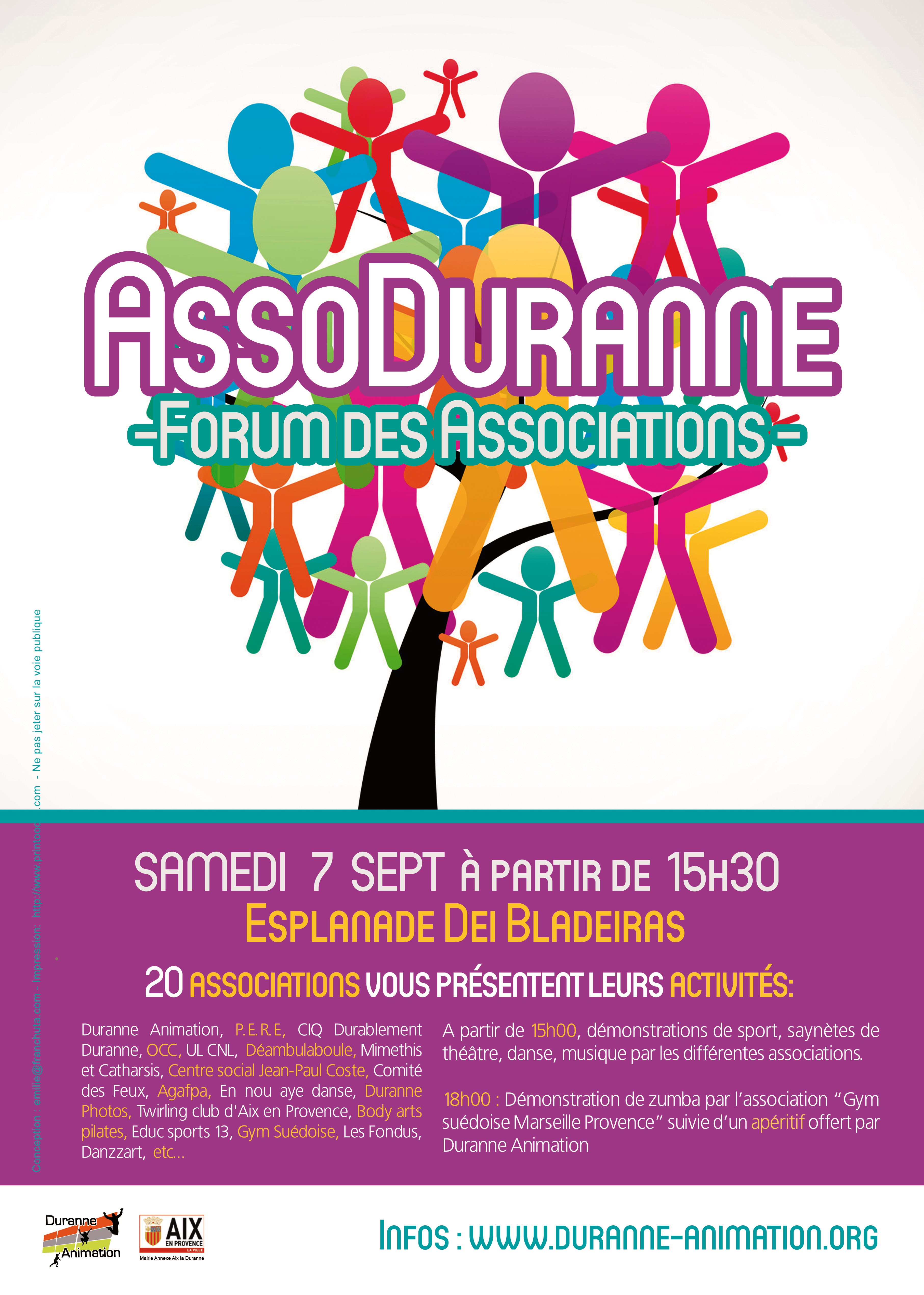 affiche-salon-associations Sam 7 sept: la fête des associations de la Duranne