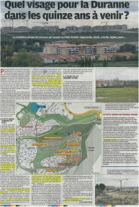 Article de la Provence sur la Duranne