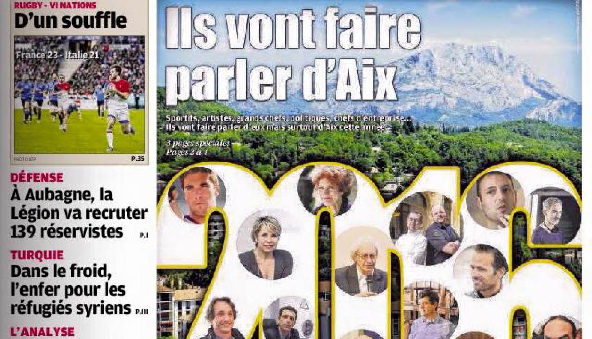 « Ils vont faire parler d’Aix en 2016 »