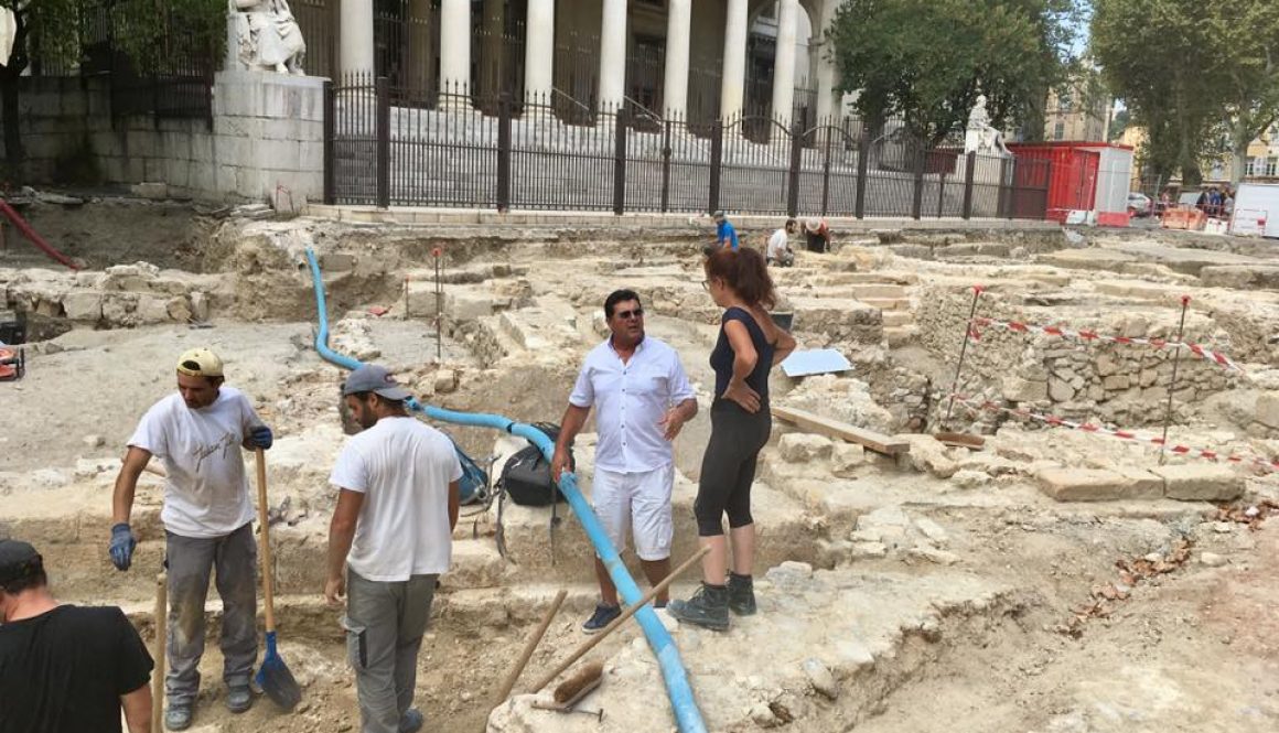 Les fouilles du Palais Comtal seront visibles…..